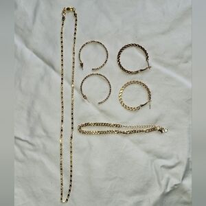 Gold Jewelry Set